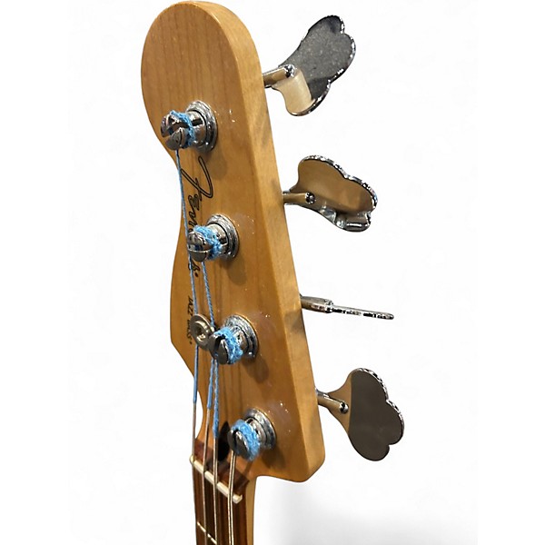 Used Fender Player Jazz Bass Left Handed Capri Orange Electric Bass Guitar