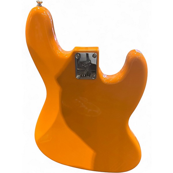 Used Fender Player Jazz Bass Left Handed Capri Orange Electric Bass Guitar