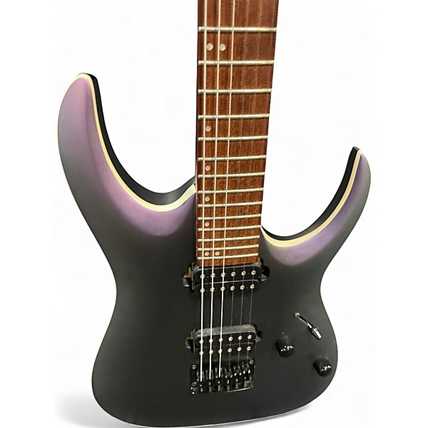 Used Ibanez RGA42EX Trans Purple Solid Body Electric Guitar