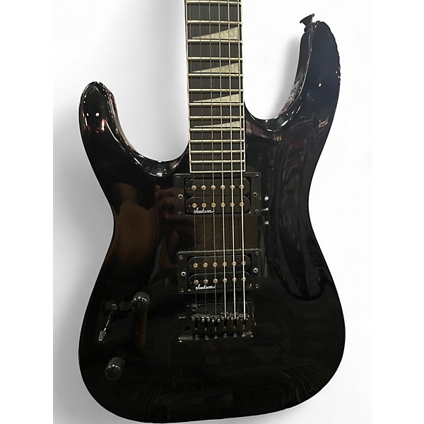 Used Jackson JS32 Dinky Left Handed Black Electric Guitar