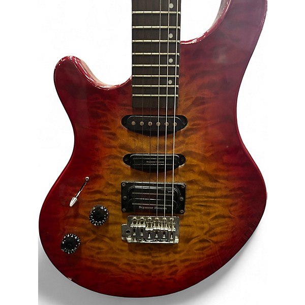 Used Washburn BT-4Q 2 Color Sunburst Electric Guitar