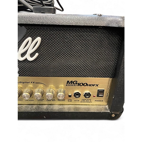 Used Marshall MG100HDFX 100W Solid State Guitar Amp Head
