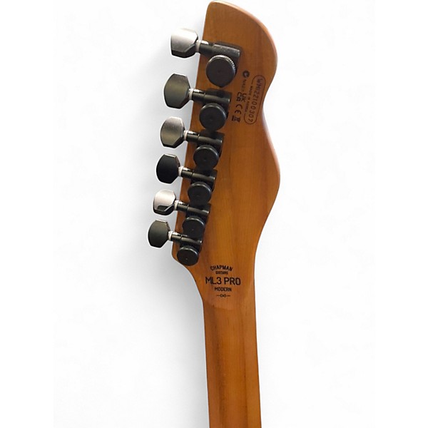 Used Chapman ML3 Pro Modern Orange Solid Body Electric Guitar