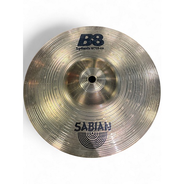 Used SABIAN 10in B8 Splash Cymbal