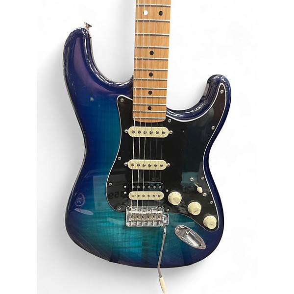 Used Fender Player Stratocaster HSS Blue Burst Solid Body Electric Guitar