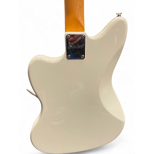 Used Squier J Mascis Jazzmaster Vintage White Solid Body Electric Guitar