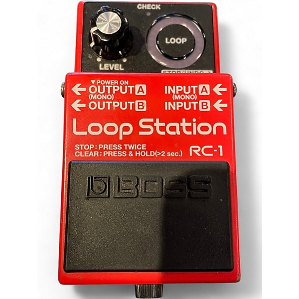 BOSS Loop Station RC-1 ルーパー USED ボス Used BOSS RC1 Loop Station Pedal | Guitar Center