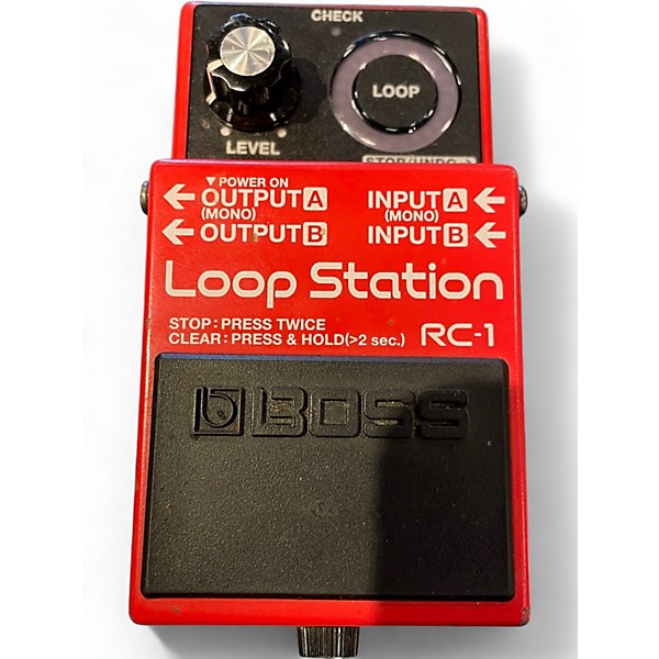 BOSS Loop Station RC-1 ルーパー USED ボス Used BOSS RC1 Loop Station Pedal | Guitar Center