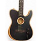 Used Fender Acoustasonic Player Telecaster Black Acoustic Electric Guitar thumbnail