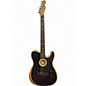 Used Fender Acoustasonic Player Telecaster Black Acoustic Electric Guitar