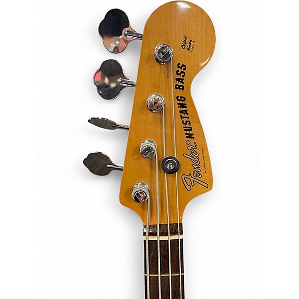 Used Fender Vintera 70s Mustang Bass COMPETITION BURGANDY Electric Bass Guitar
