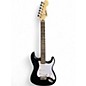 Used Squier Standard Stratocaster Black Solid Body Electric Guitar thumbnail