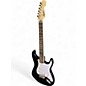 Used Squier Standard Stratocaster Black Solid Body Electric Guitar