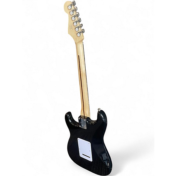 Used Squier Standard Stratocaster Black Solid Body Electric Guitar