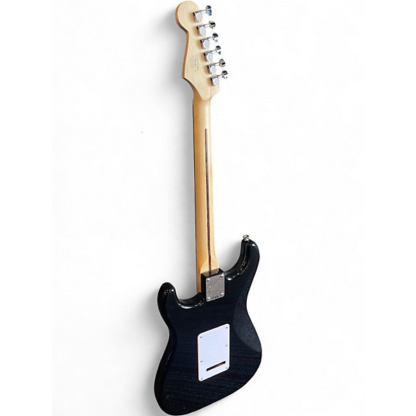 Used Squier Standard Stratocaster Black Solid Body Electric Guitar