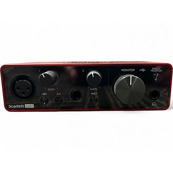 Used Focusrite Scarlett Solo Audio Interface