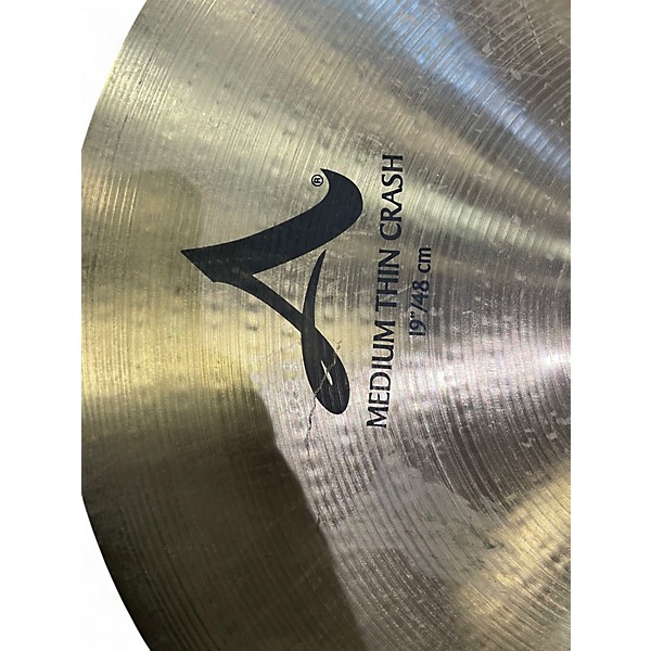 Used Zildjian 19in A custom medium thin crash Cymbal
