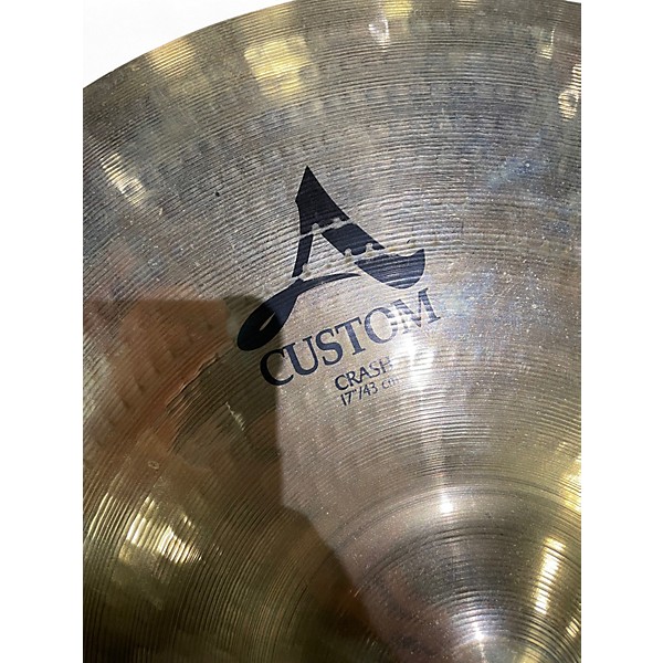 Used Zildjian 17in A Custom Crash Cymbal