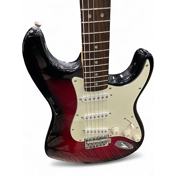 Used Starcaster by Fender Stratocaster RED BURST Solid Body Electric Guitar