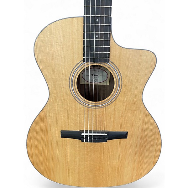 Used Taylor 214CEN Natural Classical Acoustic Electric Guitar