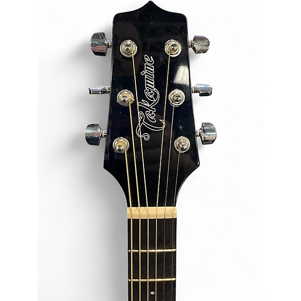 Used Takamine GD30CE Black Acoustic Electric Guitar