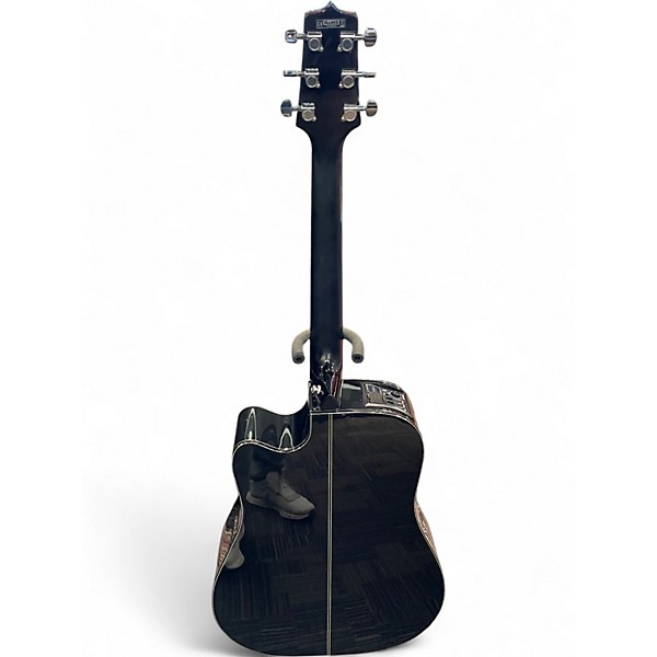 Used Takamine GD30CE Black Acoustic Electric Guitar