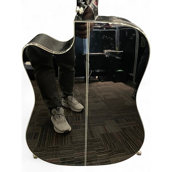 Used Takamine GD30CE Black Acoustic Electric Guitar