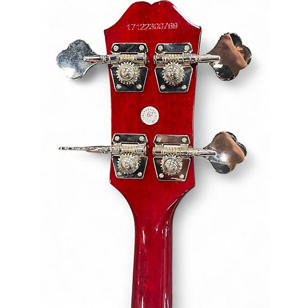 Used Epiphone EB0 Heritage Cherry Electric Bass Guitar