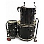 Used Pearl 4 Piece Export Black Drum Kit