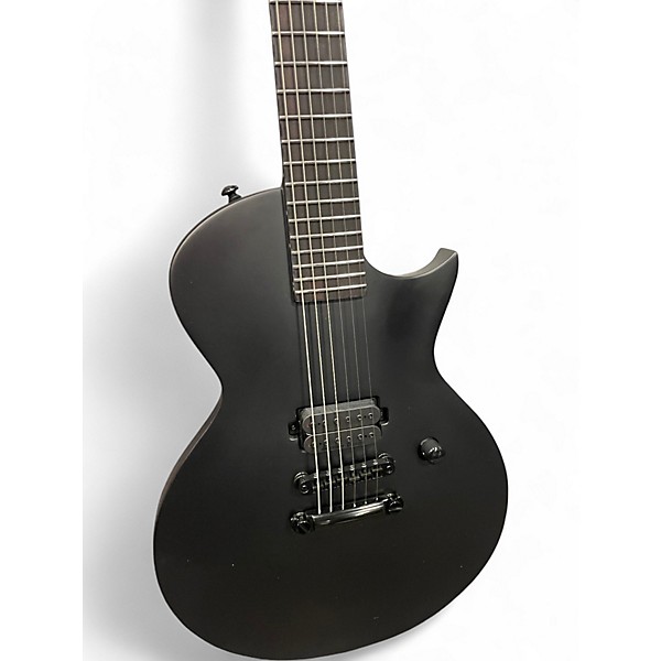 Used ESP LTD EC Black Metal Black Solid Body Electric Guitar