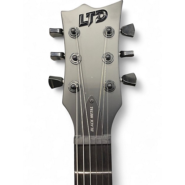 Used ESP LTD EC Black Metal Black Solid Body Electric Guitar
