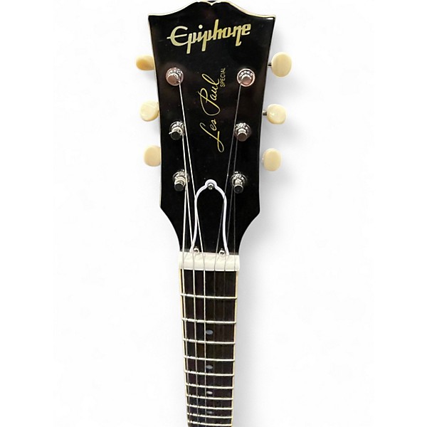 Used 2025 Epiphone Les Paul Special Double Cutaway TV Yellow Solid Body Electric Guitar