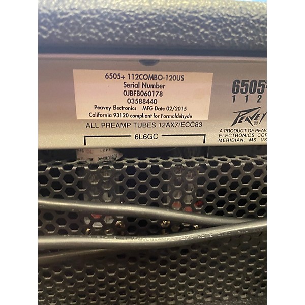 Used Peavey 6505 Plus 1x12 60W Tube Guitar Combo Amp