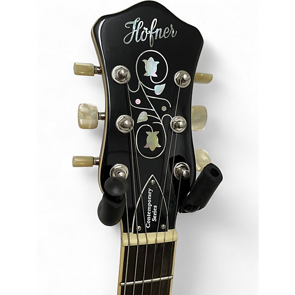 Used Hofner Verythin Standard Red Hollow Body Electric Guitar