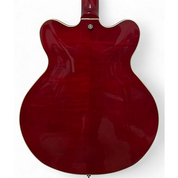 Used Hofner Verythin Standard Red Hollow Body Electric Guitar