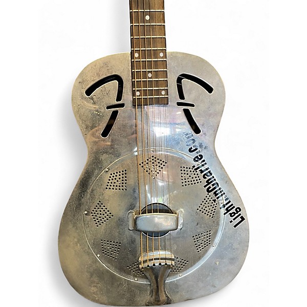 Used Fender FR48 Chrome Resonator Guitar