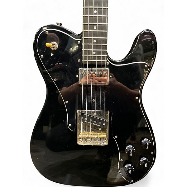 Used Fender Vintera 70s Telecaster Deluxe Black Solid Body Electric Guitar
