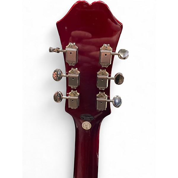 Used Epiphone RIVIERA Candy Apple Red Hollow Body Electric Guitar