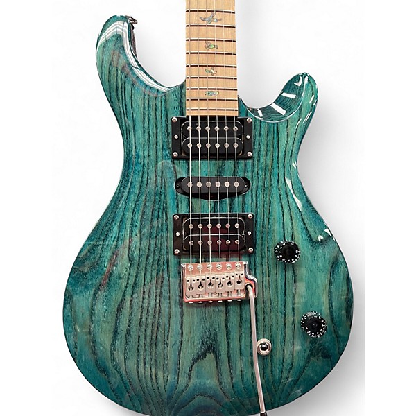 Used PRS Swamp Ash Special Iri blue Solid Body Electric Guitar