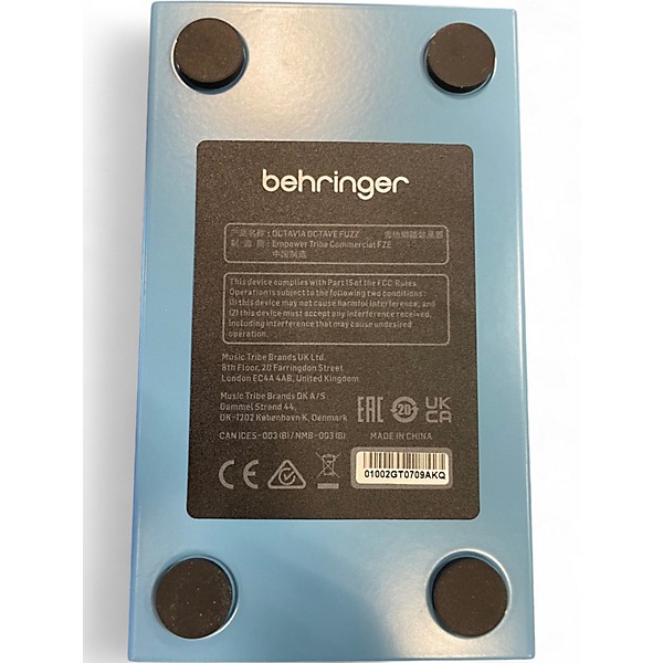 Used Behringer OCTAVIA Effect Pedal