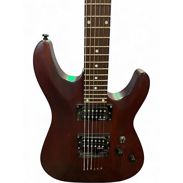 Used Schecter Guitar Research Omen 6 Wine Red Solid Body Electric Guitar