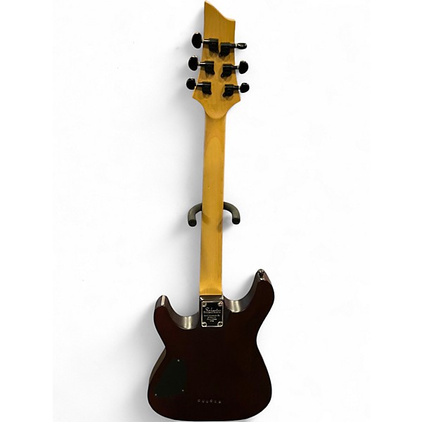Used Schecter Guitar Research Omen 6 Wine Red Solid Body Electric Guitar
