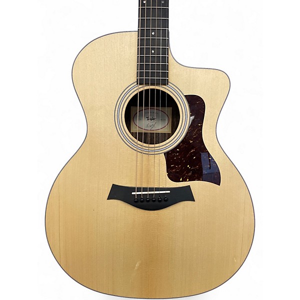 Used Taylor 214CE Natural Acoustic Electric Guitar