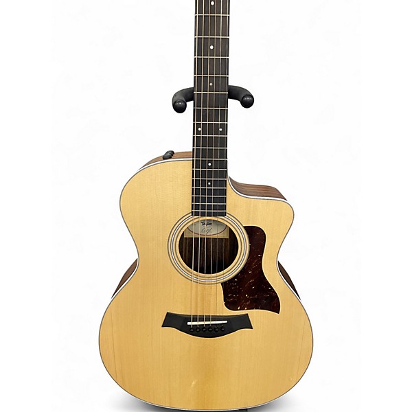 Used Taylor 214CE Natural Acoustic Electric Guitar