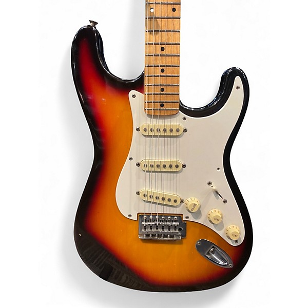 Used Funky STRAT COPY 2 Color Sunburst Solid Body Electric Guitar