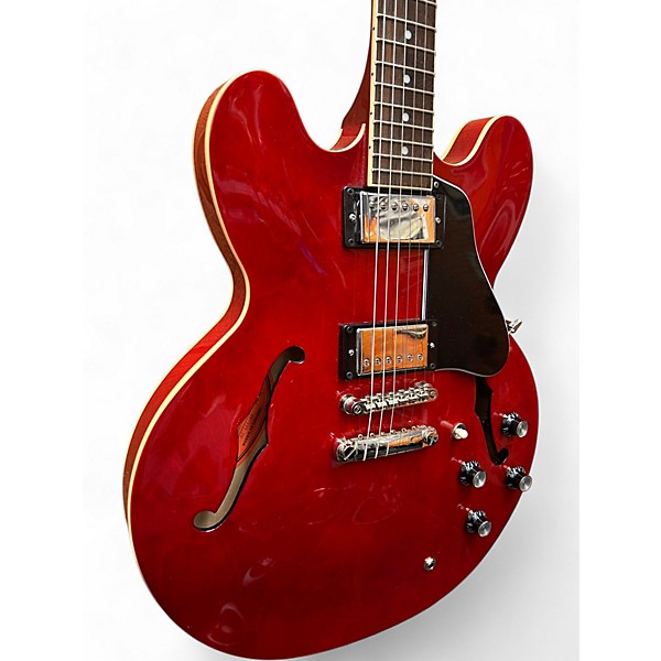 Used Epiphone ES355 Candy Apple Red Hollow Body Electric Guitar