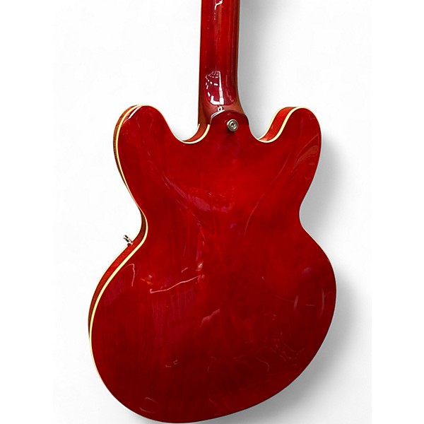Used Epiphone ES355 Candy Apple Red Hollow Body Electric Guitar
