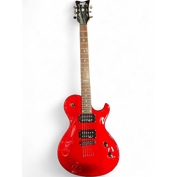 Used Schecter Guitar Research SGR Solo 6 Metallic Red Solid Body Electric Guitar