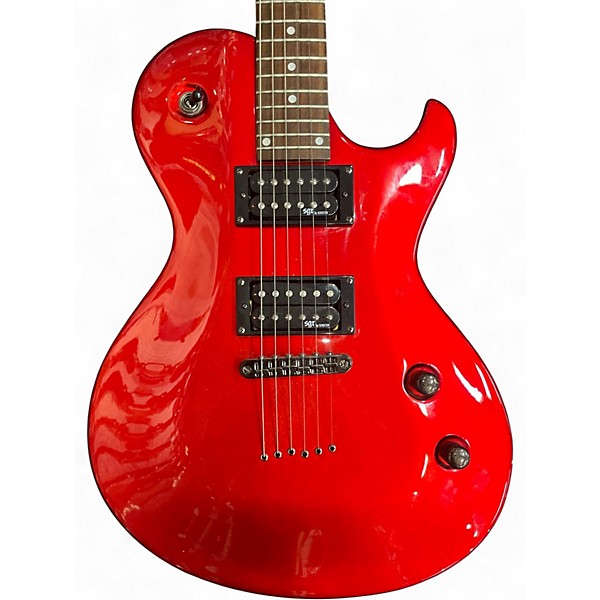 Used Schecter Guitar Research SGR Solo 6 Metallic Red Solid Body Electric Guitar