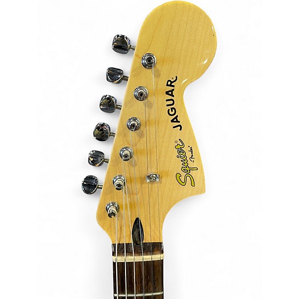 Used Squier Vintage Modified Jaguar Surf Green Solid Body Electric Guitar